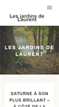 Mobile Screenshot of lesjardinsdelaurent.com