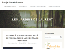 Tablet Screenshot of lesjardinsdelaurent.com